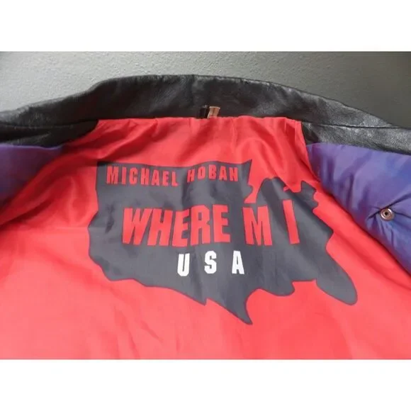 Vintage Black and White Bomber Jacket - Picture 10 of 16